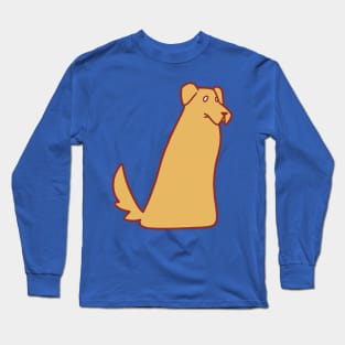 Golden Retriever Blob Long Sleeve T-Shirt